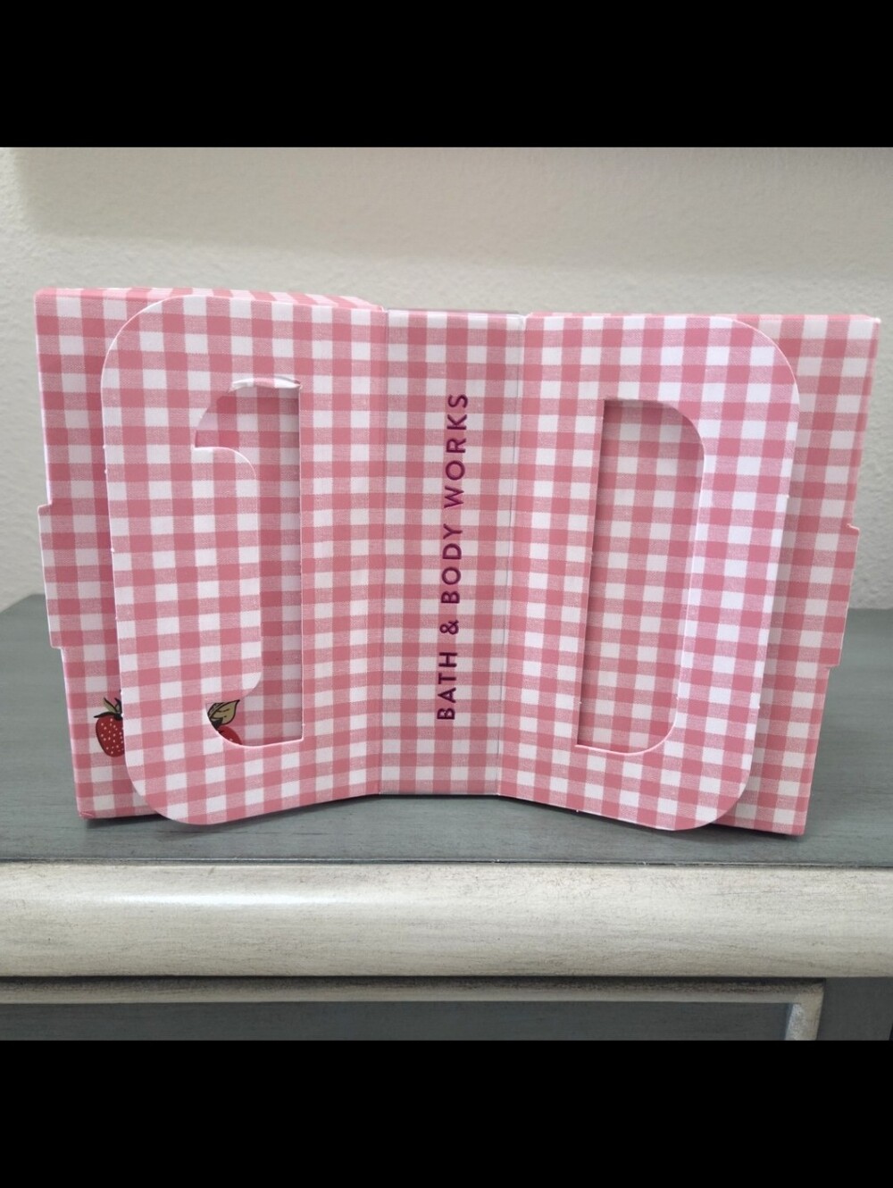 Bath And Body Works Empty Mother's Day Red And White Picnic Basket Box - Picture 6 of 6